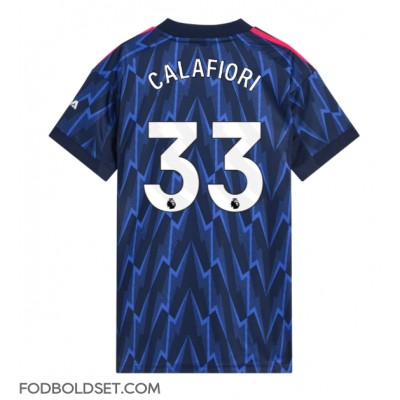 Arsenal Riccardo Calafiori #33 Udebanetrøje Dame 2025-26 Kortærmet Arsenal Riccardo Calafiori #33 Udebanetrøje Dame 2025-26 Kortærmet